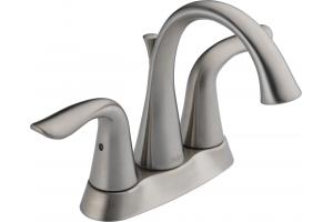 Delta 2538LF-SS Lahara Brilliance Stainless Two Handle Centerset Lavatory Faucet