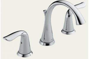Delta 3538 Lahara Chrome Two Handle Widespread Bath Faucet