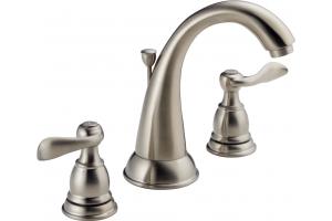 Delta 35996LF-BN Windemere Brushed Nickel Two Handle Widespread Lavatory Faucet