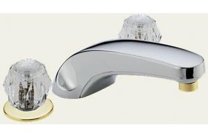 Delta Classic T2710-CBLHP Chrome & Brilliance Polished Brass Roman Tub/Whirlpool Faucet