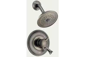 Delta Lockwood T17240-PT Aged Pewter Monitor Scald-Guard Shower Trim with Volume Control