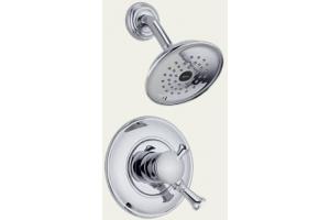 Delta T17240 Lockwood Chrome Monitor Scald-Guard Shower Trim with Volume Control