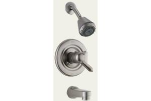 Delta Innovations T17430-NN Pearl Nickel Monitor Scald-Guard Tub & Shower Trim with Volume Control