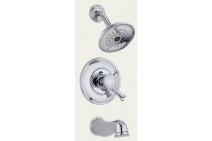 Delta T17440 Lockwood Chrome Monitor Scald-Guard Tub & Shower Trim with Volume Control