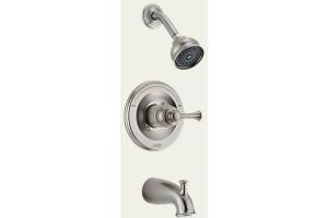 Delta 14469SS-769SS Orleans Brilliance Stainless Monitor Scald-Guard Tub & Shower