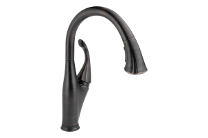Delta 9192T-RB-DST Addison Venetian Bronze Single Handle Pull-Down Kitchen Faucet Featuring Touch2O