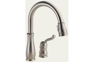 Delta 978-SS-DST Leland Brilliance Stainless Diamond Seal Technology Kitchen Pull Down Faucet