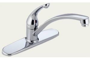 Delta Signature 140-WF Chrome Single Handle Kitchen Faucet