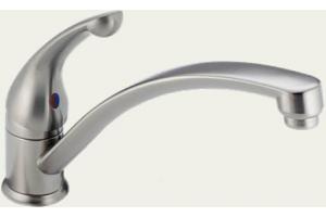 Delta Signature 141-SSWF Brilliance Stainless Single Handle Kitchen Faucet