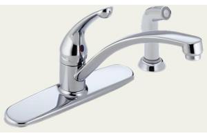 Delta 440-WF Signature Chrome Single Handle Kitchen Faucet