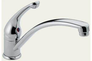 Delta 103-WF Sincerity Chrome Single Handle Kitchen Faucet
