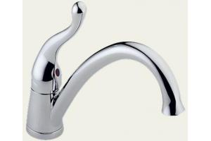 Delta 117-WF Talbott Chrome Single Handle Kitchen Faucet