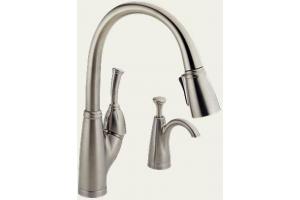 Delta Allora 989-SSSD Brilliance Stainless Kitchen Pull-Down Faucet