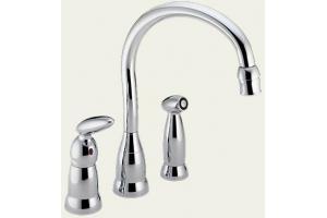 Delta Michael Graves 186-WF Chrome Single Handle Kitchen Faucet