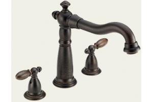 Delta 2255-RBLHP Victorian Venetian Bronze Two Handle Kitchen Faucet