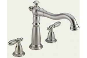 Delta 2255-SSLHP Victorian Brilliance Stainless Two Handle Kitchen Faucet
