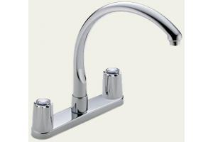 Delta 2174 Waterfall Chrome Two Handle Kitchen Faucet