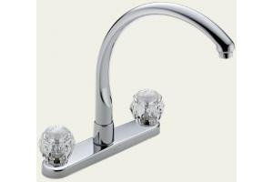 Delta 2176 Waterfall Chrome Two Handle Kitchen Faucet