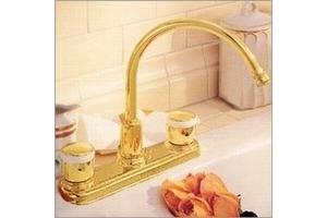 Delta RP21962PB Neostyle Polished Brass Two Handle Kitchen Spout Assembly