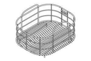 Elkay LKWRB1113SS Stainless Steel Rinsing Basket