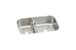Elkay EAQDUH3421 Stainless Steel Double Bowl Undermount Kitchen Sink