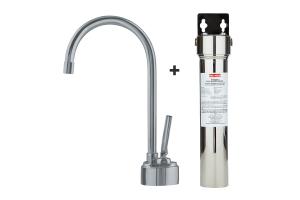 Franke DW8080-FRC Twin Satin Nickel Beverage Faucet with Filtration System