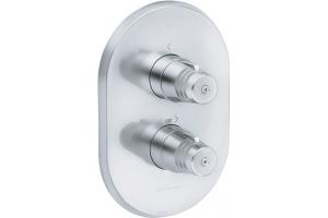 Grohe F1 19 216 BK0 ALU-XT Integrated Thermostatic & Volume Control Trim Kit with Cone Handles