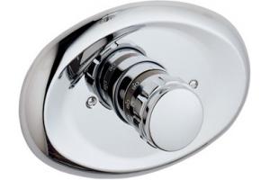 Grohe Grohtherm 19 229 000 Chrome 3/4\" Thermostatic Trim Kit with Grip Ring Handle