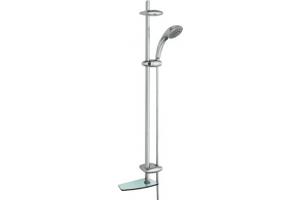 Grohe Movario 28 574 RR0 Velour Chrome Shower System with Grohe 5 Hand Shower