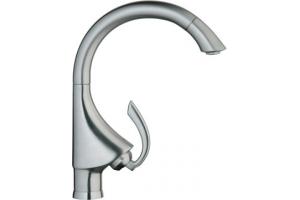 Grohe K4 32 072 SD0 Stainless Steel Single-Spray Pull-Out Kitchen Faucet