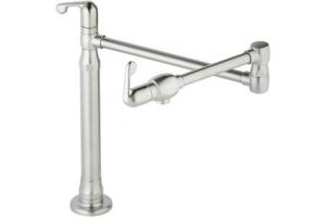 Grohe Ladylux Pro 31 040 SD0 Stainless Steel Deck Mount Pot Filler Faucet