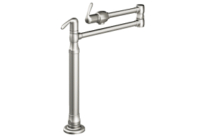 Grohe Ladylux3 31 076 SD0 Stainless Steel Deck Mount Pot Filler Faucet