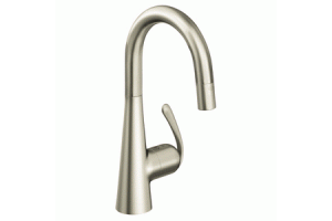 Grohe Ladylux3 32 283 DC0 SuperSteel Prep Sink Dual Spray Pull Down Faucet