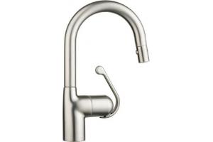 Grohe Ladylux Pro 32 703 DC0 SuperSteel Prep Sink Dual Spray Pull Down Faucet