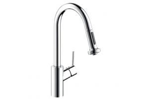Hansgrohe Talis S2 14877801 Steel Optik HighArc Kitchen Faucet