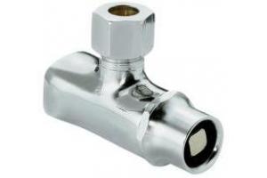 Kohler K-7666-CP Polished Chrome Angle Stop with Loose-Key and 3/8\" Npt, for Flexible Riser