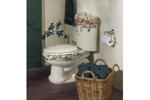 Kohler Peonies & Ivy K-14239-PS-96 Biscuit Design On Revival Toilet, Includes Seat