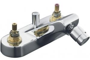 Kohler Taboret K-8240-K-BN Vibrant Brushed Nickel Centerset Bidet Faucet without Handles