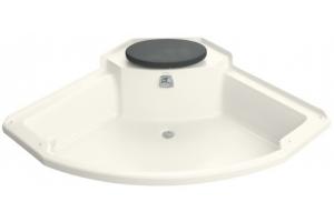Kohler BodySpa K-1005-H2-96 Biscuit Bodyspa Luxury Corner Footbath