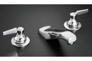 Kohler Triton K-7443-K-CP Polished Chrome Widespread Lavatory Faucet, Requires Handles