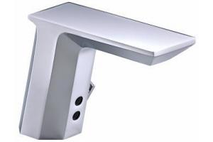 Kohler K-7517-CP Polished Chrome Hybrid Geometric Touchless Deck-Mount Faucet with Mixer