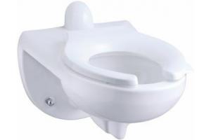 Kohler Kingston K-4323-0 White 1.28 Toilet Bowl with Rear Spud