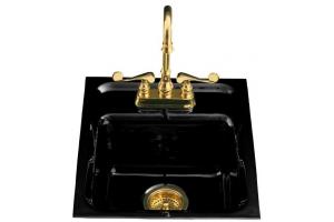 Kohler Aperitif K-6540-3-FD Cane Sugar Tile-In Entertainment Sink with Three-Hole Faucet Drilling for 8\" Center Faucets