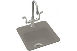 Kohler Northland K-6579-3-K4 Cashmere Self-Rimming Entertainment Sink with Three-Hole Faucet Drilling