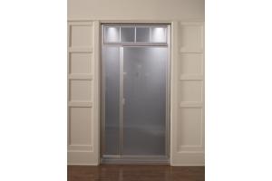 Kohler Kathryn K-702320-L-FX French Gold Door Panel with Crystal Clear Glass