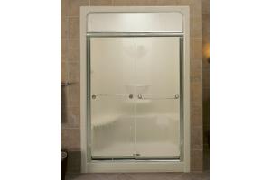 Kohler Senza K-704312-L-SH Bright Silver Steam Door for 48\" Sonata with Crystal Clear Glass