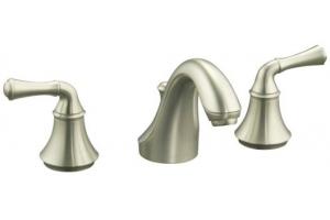 Kohler Forte K-10272-4A-BN Brushed Nickel 8-16\" Widespread Bath Faucet with Lever Handles