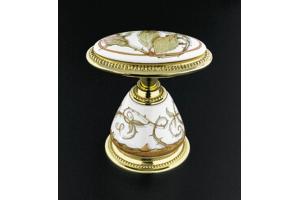 Kohler Antique K-258-BR-96 Briar Rose Ceramic Oval Handle Insets & Skirts