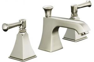 Kohler Memoirs Stately K-454-4S-BN Brushed Nickel 8-16\" Widespread Bath Faucet with Stately Lever Handles