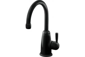 Kohler K-6665-F-7 Wellspring Black Black Beverage Faucet with Water Filter System